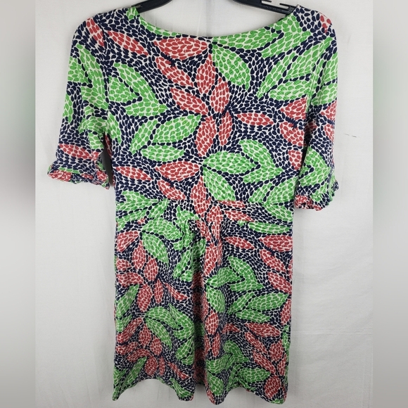 Lilly Pulitzer Blanca Red Multicolored Casting Call Silk Jersey Dress Sz S - Picture 9 of 12